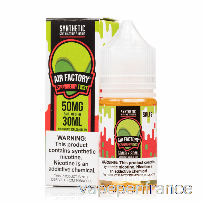 Fraise Kiwi - Eliquides Aux Sels D'usine D'air - Stylo Vape 30ml 36mg